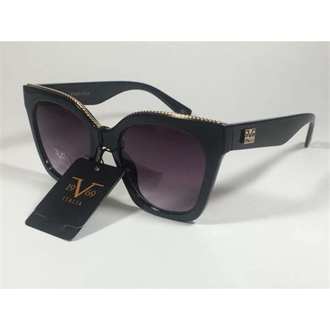 Versace 19V69 Italia Mona Tunnel Vision Aviator Pilot 